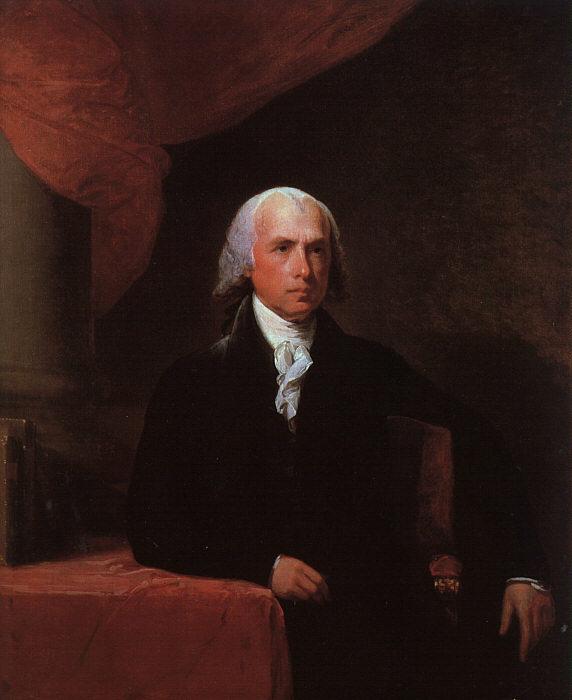 Gilbert Charles Stuart James Madison France oil painting art